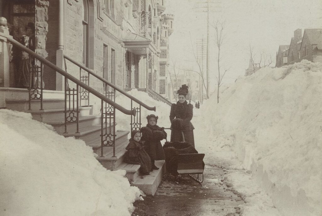Women In Westmount, Feb. 2020 (Vol. 20, No.2), Photo: Mrs. George Lighthall at 435 Elm Avenue, 1897, Credit: WHA Archives